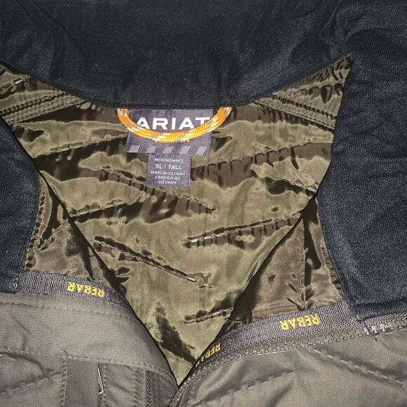 Ariat‎ Rebar Cloud 9 Mens Vest XL Tall  Workwear Zone Welded Insulation Brown - Picture 6 of 9